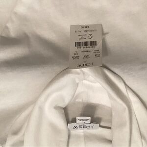 J. Crew White Long Sleeveve Turtleneck